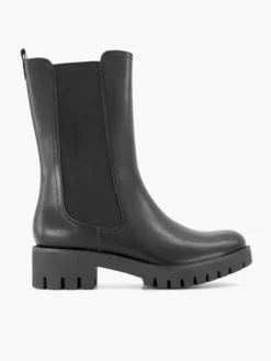 Zwarte Hoge Chelsea Boot