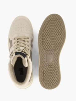 Beige Hoge Sneaker 8 Beige Hoge Sneaker -Beroemde Schoenen Winkel 2123193 H3