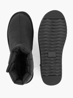 Zwarte Enkelboot Gewatteerd -Beroemde Schoenen Winkel 2124153 H3