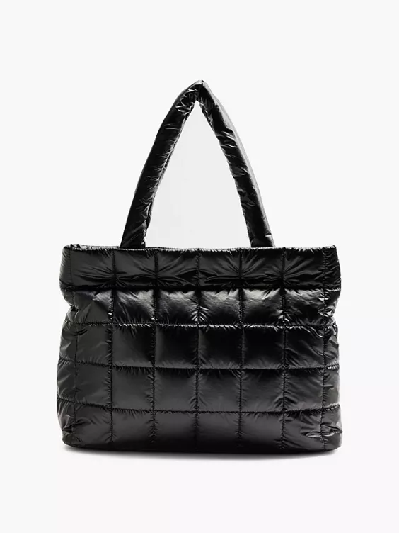Zwarte Schoudertas Gewatteerd 1 Zwarte Schoudertas Gewatteerd