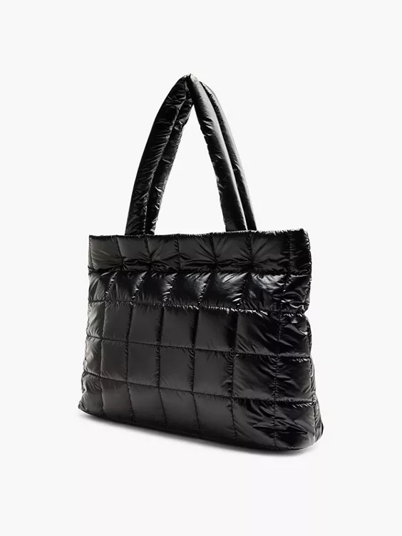 Zwarte Schoudertas Gewatteerd 3 Zwarte Schoudertas Gewatteerd - Afbeelding 3
