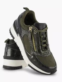 Easy Street Khaki Sneaker -Beroemde Schoenen Winkel 2126029 H5