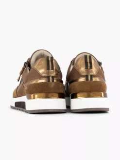 Cognac Leren Sneaker -Beroemde Schoenen Winkel 2126039 H4