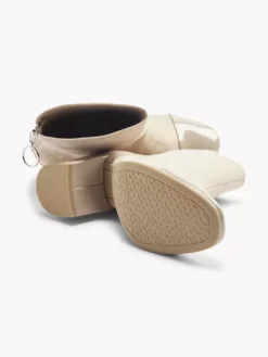 Beige Enkellaars Hak 8 Beige Enkellaars Hak -Beroemde Schoenen Winkel 2126343 H3