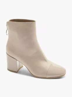 Beige Enkellaars Hak 11 Beige Enkellaars Hak -Beroemde Schoenen Winkel 2126343 H6