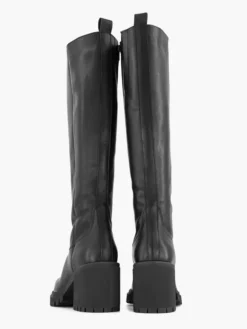 Lange Leren Laars Hak -Beroemde Schoenen Winkel 2126396 H4