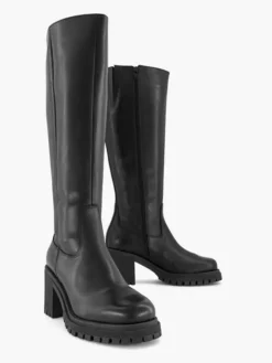 Lange Leren Laars Hak -Beroemde Schoenen Winkel 2126396 H5