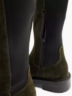 Groene Suéde Overknee Laars -Beroemde Schoenen Winkel 2126510 H5