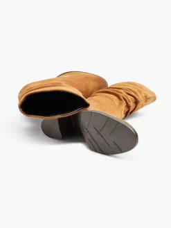 Bruine Suéde Enkellaars Hak -Beroemde Schoenen Winkel 2126592 H3