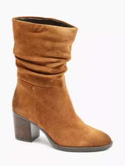 Bruine Suéde Enkellaars Hak -Beroemde Schoenen Winkel 2126592 H6