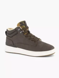 Bruine Hoge Sneaker Gevoerd -Beroemde Schoenen Winkel 2127143 H6