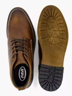 Bruine Leren Veterschoen 8 Bruine Leren Veterschoen -Beroemde Schoenen Winkel 2127145 H3