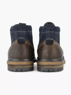 Donkerblauwe Leren Veterschoen 9 Donkerblauwe Leren Veterschoen -Beroemde Schoenen Winkel 2127149 H4
