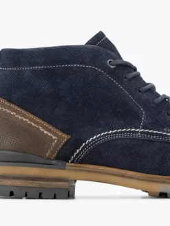 Donkerblauwe Leren Veterschoen 10 Donkerblauwe Leren Veterschoen -Beroemde Schoenen Winkel 2127149 H5
