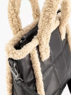 Zwarte Handtas Teddy -Beroemde Schoenen Winkel 2131827 H4
