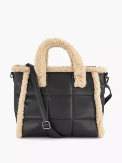 Zwarte Handtas Teddy -Beroemde Schoenen Winkel 2131827 HL1