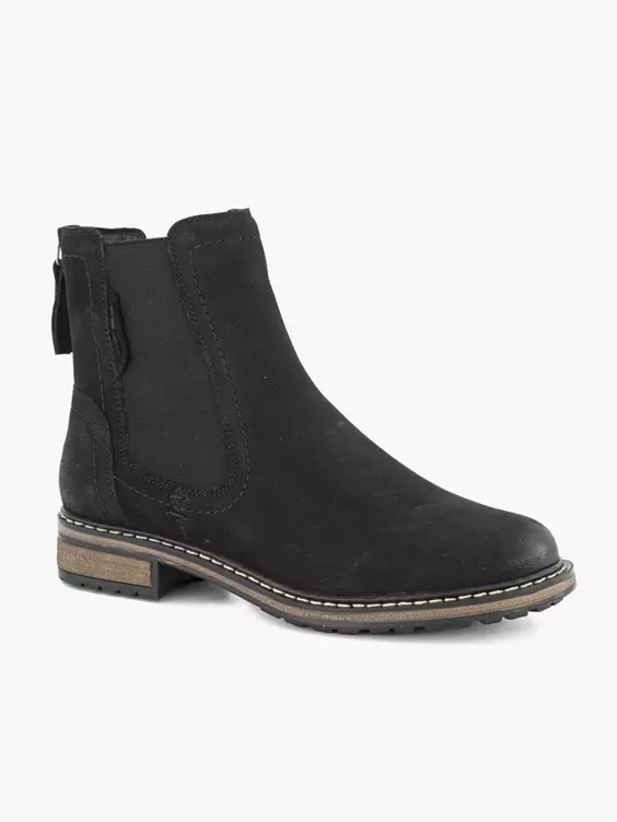 Zwarte Nubuck Chelsea Boot 6 Zwarte Nubuck Chelsea Boot - Afbeelding 6