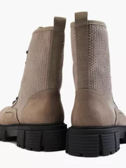 Taupe Chunky Veterboot Print 10 Taupe Chunky Veterboot Print -Beroemde Schoenen Winkel 2137072 H4