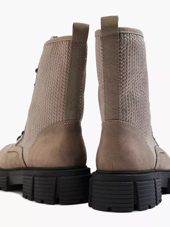 Taupe Chunky Veterboot Print 4 Taupe Chunky Veterboot Print - Afbeelding 4