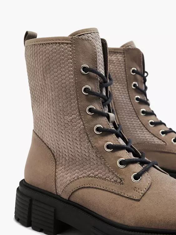 Taupe Chunky Veterboot Print 5 Taupe Chunky Veterboot Print - Afbeelding 5