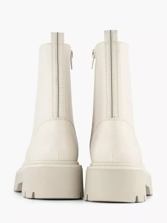 Beige Chunky Veterboot 4 Beige Chunky Veterboot - Afbeelding 4