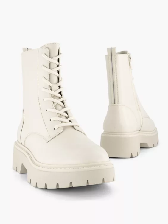 Beige Chunky Veterboot 5 Beige Chunky Veterboot - Afbeelding 5