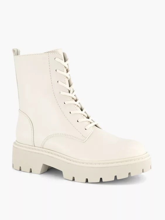 Beige Chunky Veterboot 6 Beige Chunky Veterboot - Afbeelding 6