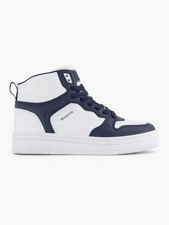 Blauw Witte Hoge Sneaker 1 Blauw Witte Hoge Sneaker