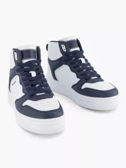 Blauw Witte Hoge Sneaker 10 Blauw Witte Hoge Sneaker -Beroemde Schoenen Winkel 2144592 H5