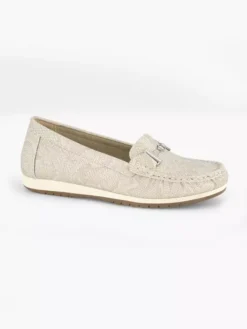 Easy Street Beige Instapper Sierketting 11 Easy Street Beige Instapper Sierketting -Beroemde Schoenen Winkel 2148126 H6