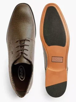 Bruine Veterschoen Print -Beroemde Schoenen Winkel 2148710 H3