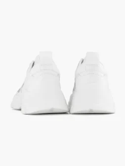 Witte Chunky Sneaker Steentjes -Beroemde Schoenen Winkel 2152352 H4
