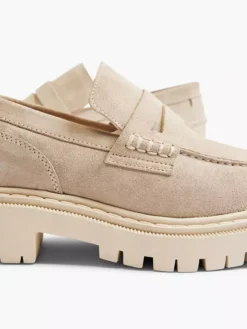 Beige Leren Chunky Loafer 10 Beige Leren Chunky Loafer -Beroemde Schoenen Winkel 2153212 H5
