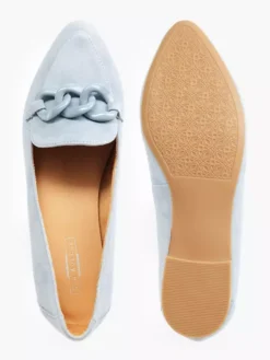Blauwe Suéde Loafer Sierketting 8 Blauwe Suéde Loafer Sierketting -Beroemde Schoenen Winkel 2153232 H3