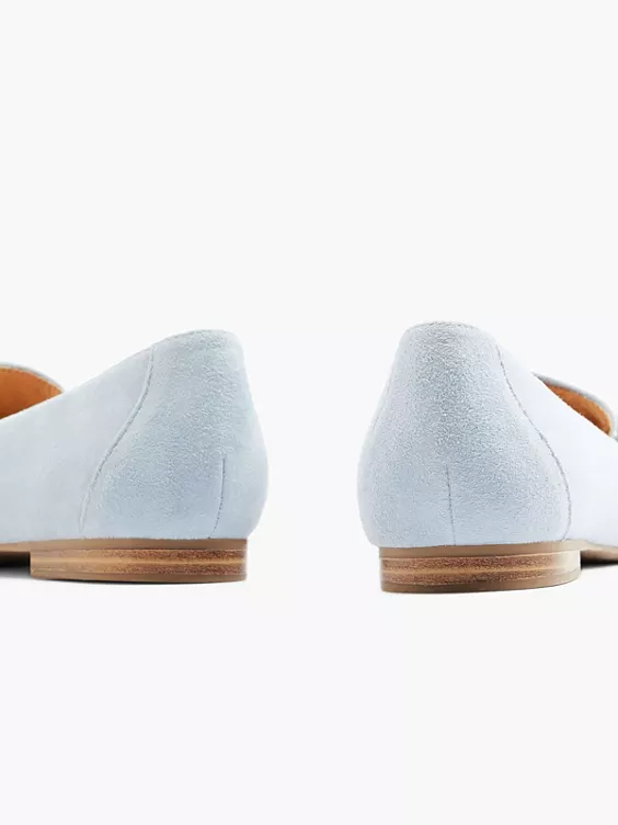 Blauwe Suéde Loafer Sierketting 4 Blauwe Suéde Loafer Sierketting - Afbeelding 4