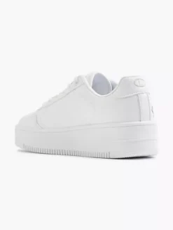 Champion Witte Low Cut Shoe Rebound Platform -Beroemde Schoenen Winkel 2155414 H3