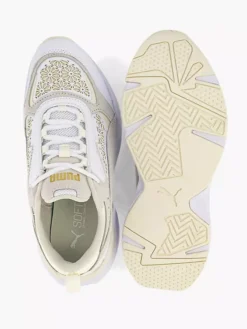 Puma Witte Cassia Laser Cut -Beroemde Schoenen Winkel 2157755 H3