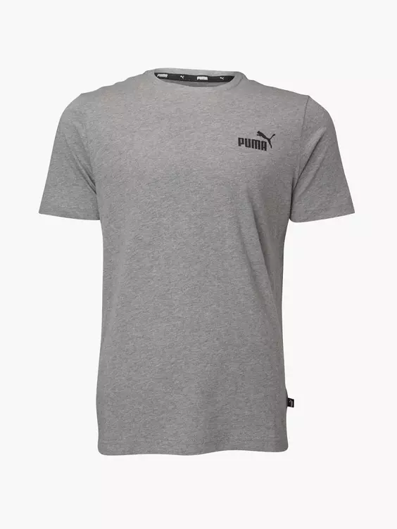 Puma Grijze ESS Small Logo Tee 1 Puma Grijze ESS Small Logo Tee