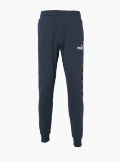 Puma Donkerblauwe ESS+ Tape Sweatpants FL Cl
