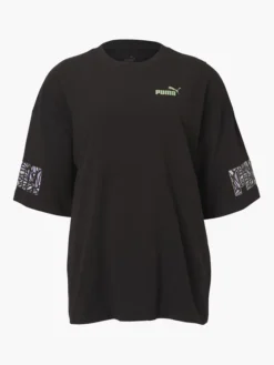 Zwarte Puma Power Monarch Colorblock Tee