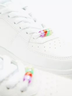 Witte Sneaker Kralen -Beroemde Schoenen Winkel 2158447 H5