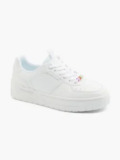 Witte Sneaker Kralen -Beroemde Schoenen Winkel 2158447 H6