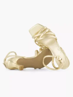 Gouden Sandalette 9 Gouden Sandalette -Beroemde Schoenen Winkel 2158484 H4