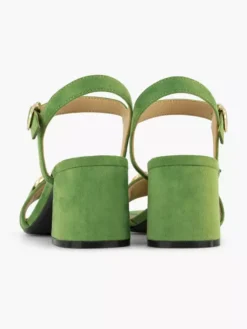 Groene Sandalette Sierketting -Beroemde Schoenen Winkel 2158487 H3