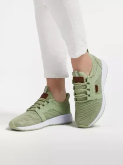 Bench Lichtgroene Sneaker Memory Foam -Beroemde Schoenen Winkel 2158535 H10