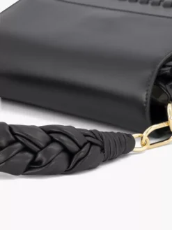 Zwarte Handtas Gevlochten Handvat -Beroemde Schoenen Winkel 2160079 H5