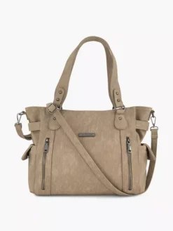 Taupe Schoudertas 9 Taupe Schoudertas -Beroemde Schoenen Winkel 2160277 HL1