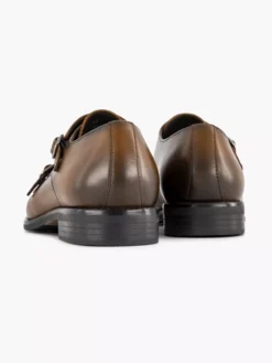 Bruine Leren Instapper -Beroemde Schoenen Winkel 2160668 H4