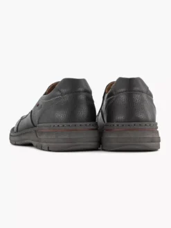 Zwarte Leren Instapper -Beroemde Schoenen Winkel 2160938 H4