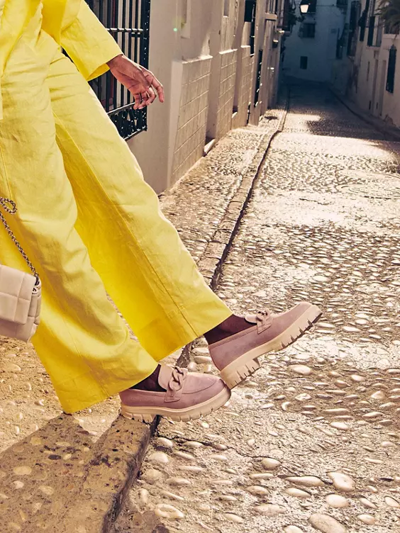 Roze Chunky Loafer Sierketting 7 Roze Chunky Loafer Sierketting - Afbeelding 7